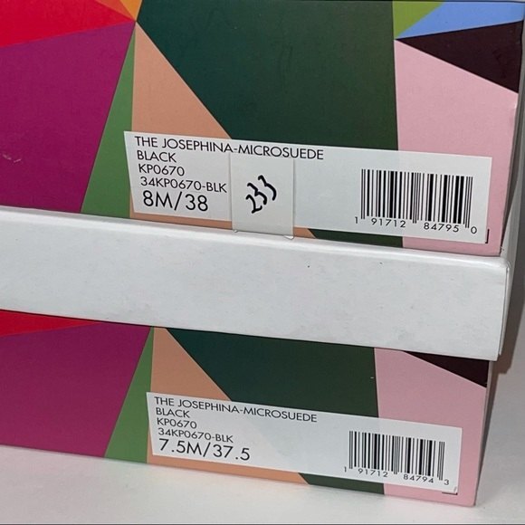 Katy Perry the Josephina suede black heels sandals 7.5 - Picture 12 of 12